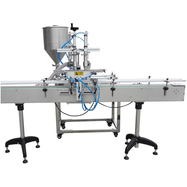 双头辣椒酱灌装机-半自动双头辣椒酱灌装设备